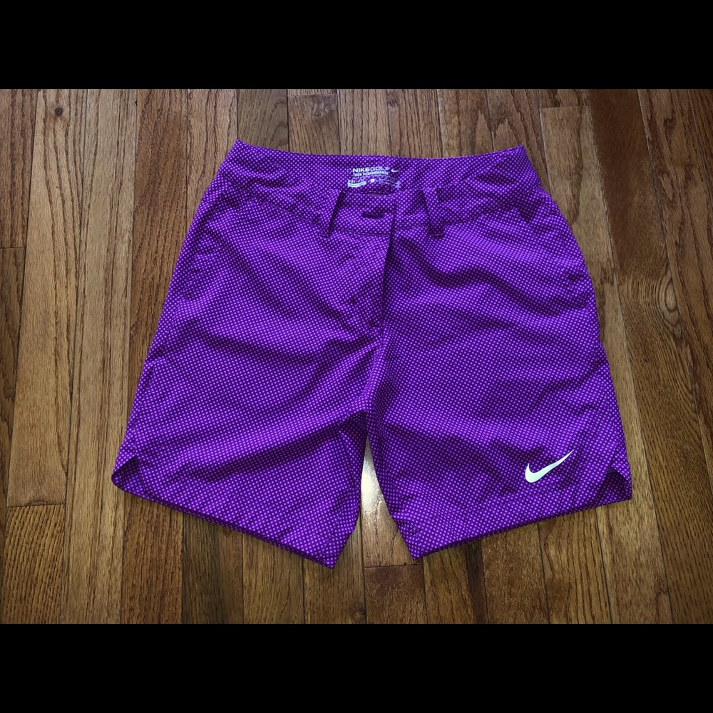 Purple Nike Golf Sport Shorts
